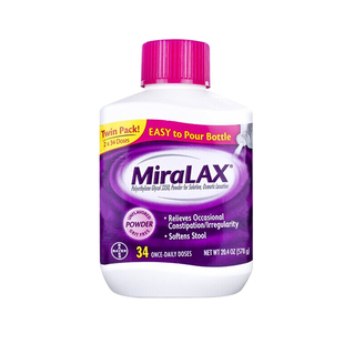 美国进口MiraLax聚乙二醇3350便秘冲剂软化大便润肠通便成人儿童