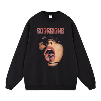 Scorpions摇滚纯棉圆领卫衣