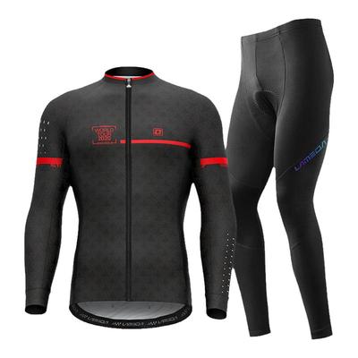 兰帕达防风抓绒保暖骑行服