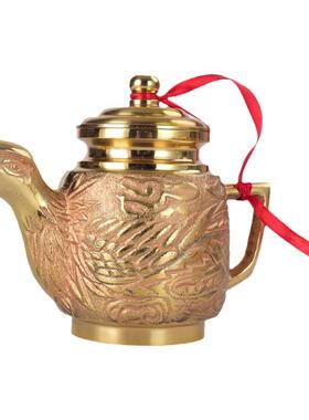 黄铜用品家用奉神凤皇茶壶酒壶