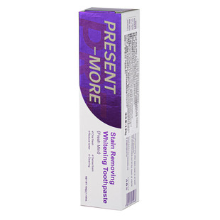 普斯特去渍亮白牙膏130g（薄荷香型）清新口气英国进口防蛀无氟