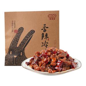 三生川冷吃兔四川成都自贡特产麻辣红油兔丁网红零食即食熟食兔肉