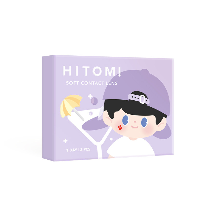 HITOMI希多蜜美瞳日抛6片装自然混血女大小直径彩色隐形近视眼镜