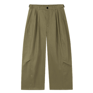 SOMENUM森林 25AW「弯刀神裤」弧型廓形剪裁男女百搭实穿奇诺长裤