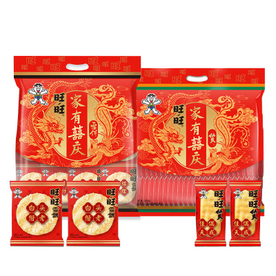 旺旺雪饼仙贝556g婚庆版组合装