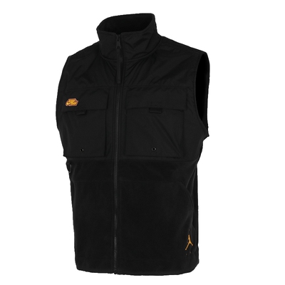 NIKE耐克保暖背心男冬加绒运动服Jordan棉马甲DC9662-010