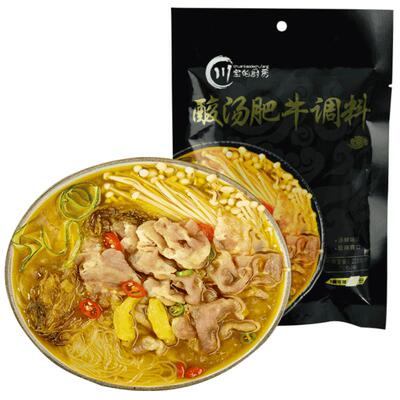 3分钟成菜家用酸汤肥牛调料包
