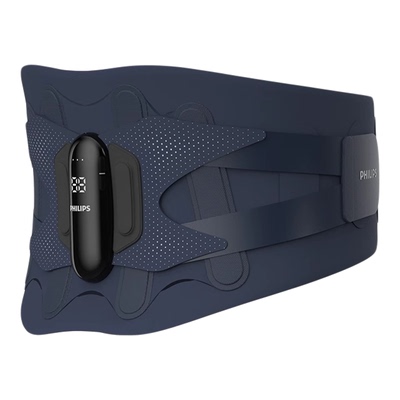 飞利浦按摩腰带震动腰部按摩器理疗护腰带智能加热敷节日礼物5201