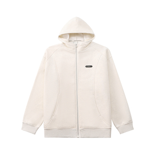 MAD官方 | 迈克罗德 冬季保暖帽衫外套加绒加厚连帽男士开衫卫衣