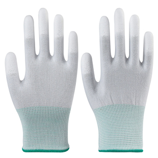 防静电手套电子厂专用装机绝缘pu涂指涂掌碳纤维工作劳保手套耐磨