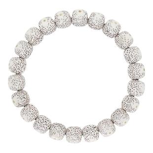 海南星月菩提手串原生态顺白高密手链正月大留白文玩佛珠单圈男女