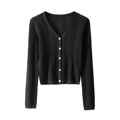 BANANACICI精致浪漫针织开衫