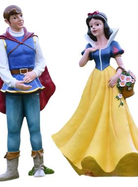 户外卡通白雪公主玻璃钢园林景观