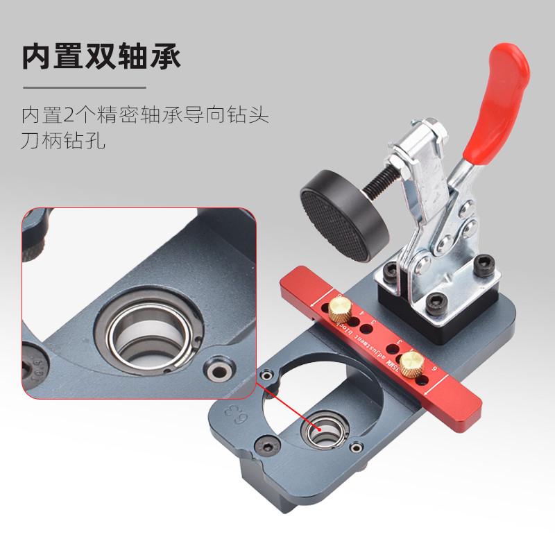 木工铰链26开孔器木门木板橱柜门锁桌面飞机合页35铰链打孔钻孔器