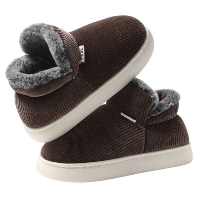 老人棉鞋女冬季加绒加厚防滑保暖