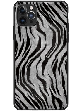 iPhone17promax斑马纹玻璃欧美
