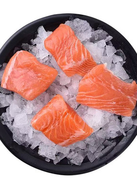 掬芥 冰鲜三文鱼鱼尾肉宝宝辅食香煎海鲜