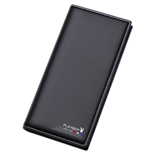 花花公子男士钱包男款真皮2026新款大容量长款皮夹钱夹送男友礼物