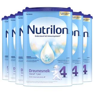 荷兰进口牛栏4段婴幼儿原装进口奶粉诺优能四段1岁以上6罐