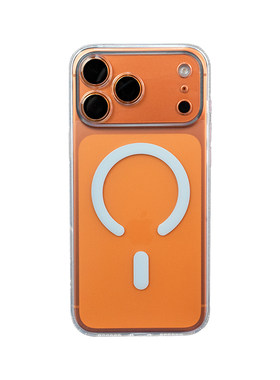 尼卡熊适用苹果17promax手机壳iPhone17pro/17保护壳苹果16promax/16pro磨砂透明oMagsafe男女通用玻璃手机壳