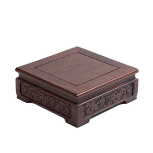 实木底座方形摆件底座花瓶奇石头摆件底座紫砂壶实木托架佛像底座