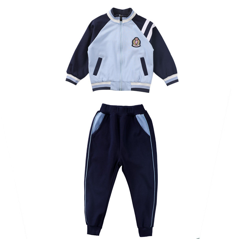 春秋款幼儿园园服小学生校服班服套装三件套订制幼师服学院运动服