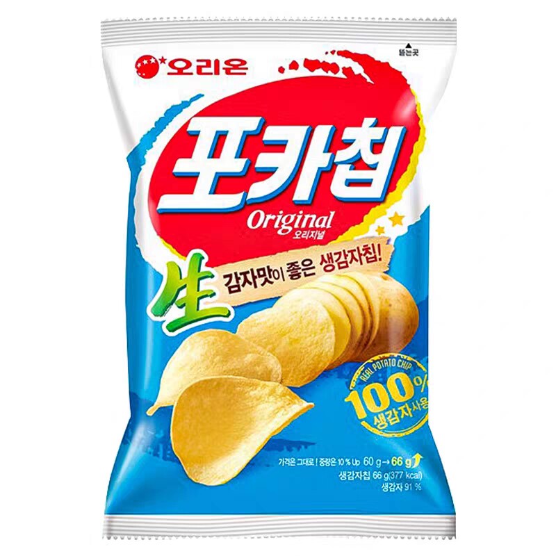 薯片66g韩国薯片ORION/好丽友