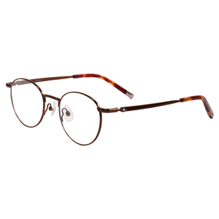 钛架复古玳瑁色近视眼镜女度数可配散光防蓝光镜片韩系椭圆框镜架