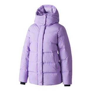 Skechers斯凯奇女子冬季新款梭织羽绒服科技保暖中款外套P423W023