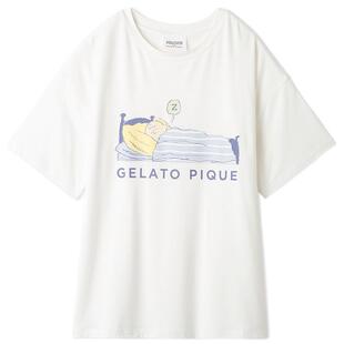 gelato pique26春夏新品女睡衣史努比凉感短袖T恤居家PWCT262342