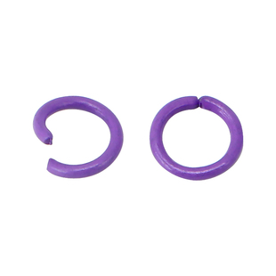 钥匙扣diy配件材料马卡龙彩色烤漆开口圈连接环挂龙虾扣活动铁圈