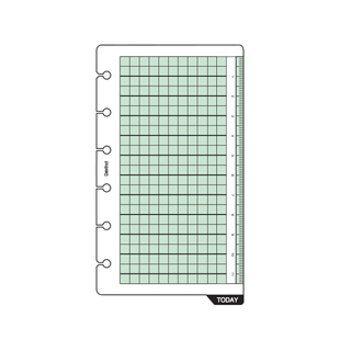 日本 藤井 达芬奇Davinci Pocket A7活页 方格|计划|收纳|巴川纸