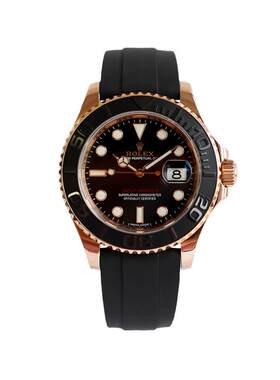 【自营】中古99新Rolex劳力士游艇名仕系列18K玫瑰金机械手表男士