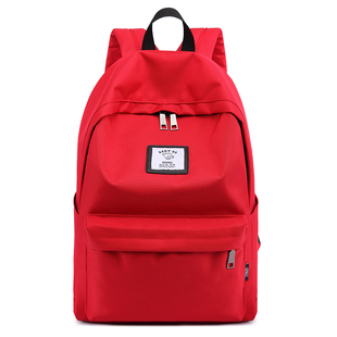 SPAO 2025春新款辛普森学生糖果纯色书包 双肩书包休闲包