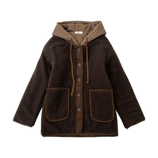 300斤特大码美拉德独特漂亮小棉袄女胖mm加厚保暖羊羔毛棉服外套