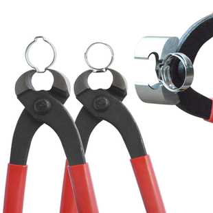 直口卡箍钳适用单耳无极卡箍双耳卡箍专用偏口钳子1098型1099型