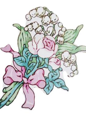 小红书博主推荐铃兰花束装饰木板画墙面壁饰挂画木质工艺品摆件