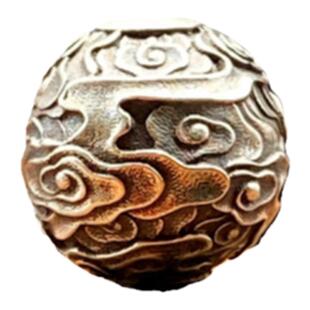 S925纯银祥腾云隔珠顶珠腰珠散珠手串做旧金刚菩提百香文玩diy配