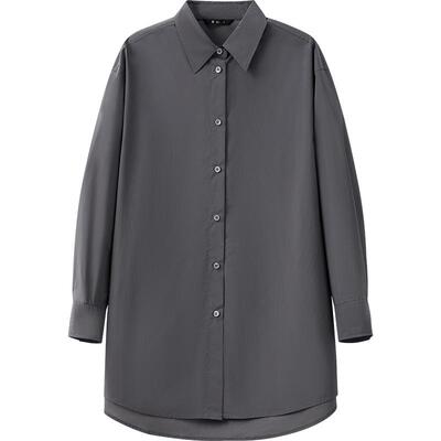 播商场同款倪妮同款休闲风慵懒衬衫女夏新款宽松衬衣BDS2CD2180