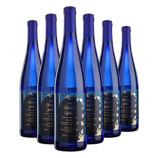 【自营】德国进口 爱克维雷司令晚收半甜白葡萄酒750ml*6瓶 蓝瓶