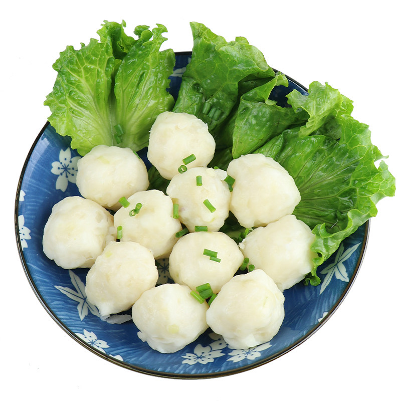 潮汕达濠乙记墨斗鱼丸手工花枝丸纯火锅食材500g省内顺丰1件包邮