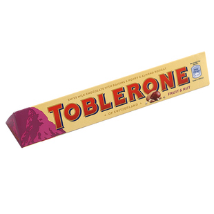 瑞士Toblerone三角巧克力牛奶巴旦木蜂蜜杏仁条装进口圣诞节礼物