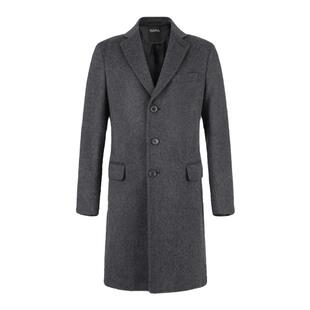 ZEGNA杰尼亚男士单排扣中长款大衣上衣外套 4GJ3G0