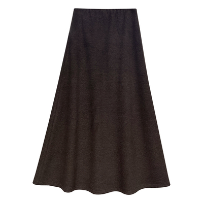 秋冬新款醋酸云朵绒长款伞裙长裙