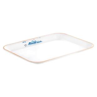 凯柏雅密胺托盘长方形盘子茶盘餐厅酒店塑料餐盘饭店商用端菜托盘