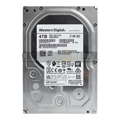 WD/西部数据HC3104T企业级硬盘