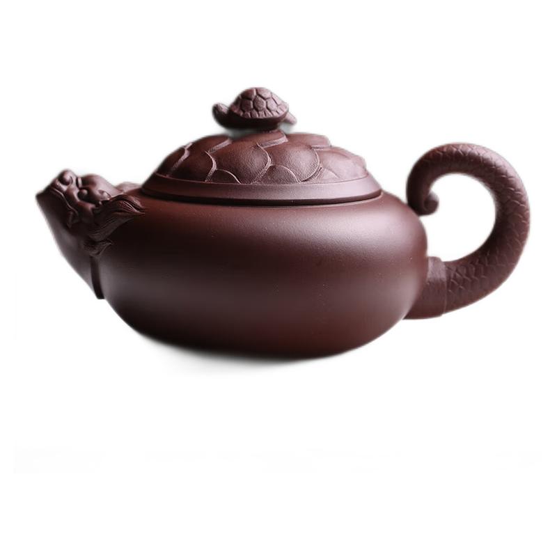 紫砂壶龙龟壶仿古石瓢壶泡茶壶