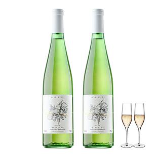 【自营】德国进口雷司令白葡萄酒半甜白葡萄酒Riesling赠香槟杯