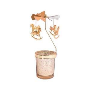 李峋同款点燃我温暖你浪漫旋转烛台走马灯少女心ins香薰蜡烛梦幻