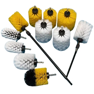 电动清洁刷圆柱形刷头杯刷长柄清洗杯子净水器专用神器电钻硬刷子